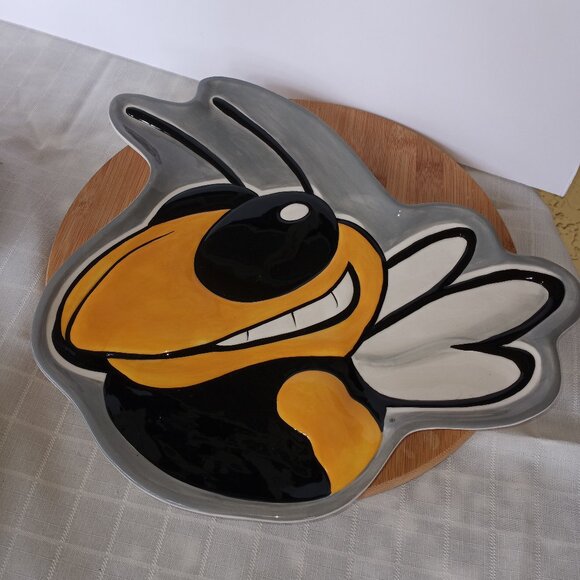 Georgia Tech Yellowjackets ceramic platter  (multiples available) - Picture 1 of 5